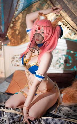 д־-CreamSoda 003 Bambi Cosplay Tamamo Kama